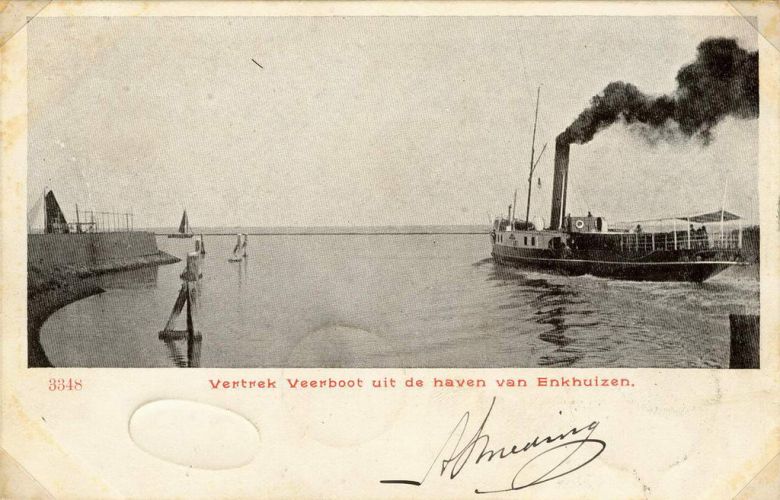 ss Friesland II vertrek vanuit Enkhuizen